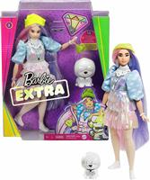 Mattel Barbie Κούκλα Extra Curvy Shimmer Look and Pet Puppy για 3+ Ετών GVR05