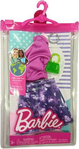 Mattel Barbie Pink Color Shirt with Purple Color Skirt για 3+ Ετών HJT19