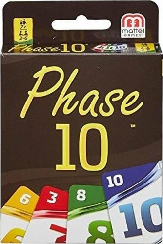 Mattel Επιτραπέζιο Παιχνίδι Phase 10 για 2-6 Παίκτες 7+ Ετών FFY05
