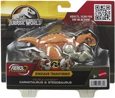 Mattel Jurassic World Carnotaurus and Stegosaurus για 6+ Ετών HLP07