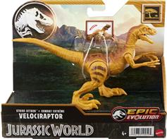Mattel Jurassic World Epic Evolution Strike Attack Velociraptor Δεινόσαυροι για 4+ Ετών HTK60