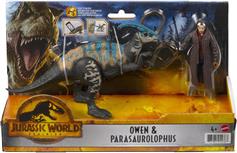 Mattel Jurassic World Owen & Parasaurolophus για 4+ Ετών GWM29