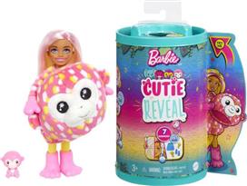 Mattel Κούκλα Barbie Cutie Reveal Μαιμουδάκι για 3+ Ετών HKR14