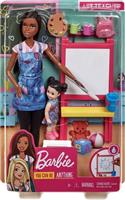 Mattel Κούκλα Barbie Δασκάλα Ζωγράφος για 3+ Ετών GJM30