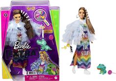 Mattel Κούκλα Barbie Extra Rainbow Dress για 3+ Ετών GYJ78