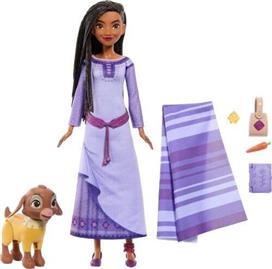 Mattel Κούκλα Disney's Wish Asha Of Rosas Adventure Pack για 3+ Ετών HPX25