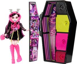 Mattel Κούκλα Monster High: Neon Frights-Draculaura HNF78
