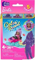 Mattel Mega Bloks Barbie: Τουβλάκια Color Reveal Beach Splash Micro-Doll για 4+ Ετών 26τμχ HHP87