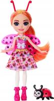 Mattel Παιχνίδι Μινιατούρα Enchantimals Glam Party-Ladonna Ladybug Doll with pet HNT57