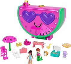 Mattel Παιχνίδι Μινιατούρα Polly Pocket Watermelon Pool Party για 4+ Ετών HCG19