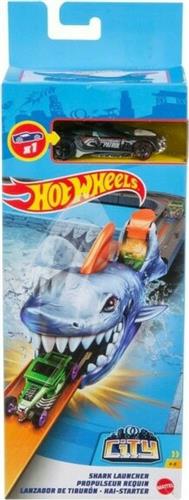 Mattel Πίστα Hot Wheels City Καρχαρίας Εκτοξευτής για 4+ Ετών GVF43