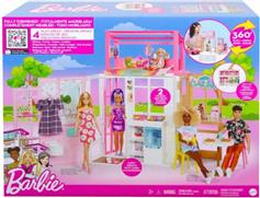 Mattel Πλαστικό Κουκλόσπιτο Barbie Βαλιτσάκι HCD47