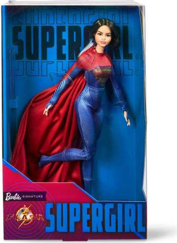 Mattel Συλλεκτική Κούκλα Barbie Supergirl-Flash Movie για 3+ Ετών HKG13