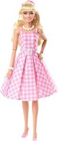 Mattel Συλλεκτική Κούκλα Barbie The Movie Margot Robbie in Pink Gingham Dress για 3+ Ετών HPJ96