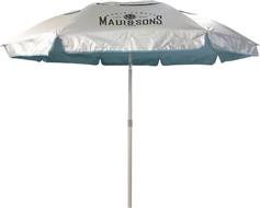 Maui & Sons Σπαστή Ομπρέλα Θαλάσσης Αλουμινίου Διαμέτρου 2.2m με UV Προστασία και Αεραγωγό Clear Sky 1928