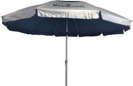 Maui & Sons Σπαστή Ομπρέλα Θαλάσσης Αλουμινίου Διαμέτρου 2.2m με UV Προστασία και Αεραγωγό Mykonos Blue 1935