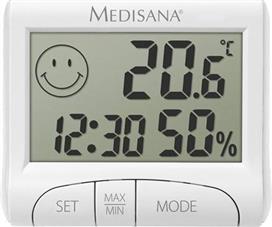 Medisana HG-100 Ψηφιακό Θερμόμετρο & Υγρασιόμετρο για Χρήση σε Εσωτερικό Χώρο