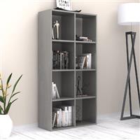 Megapap Anser Βιβλιοθήκη Γκρι Σκυροδέματος 69.8x29x142cm 0249662