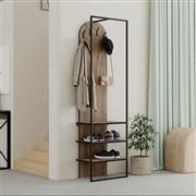 Megapap Archy Έπιπλο Εισόδου με Κρεμάστρα Ανοιχτό Καρυδί 53x31.7x180cm 0273561