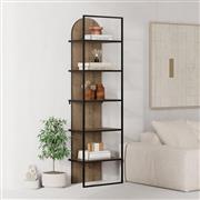 Megapap Archy Βιβλιοθήκη Ανοιχτό Καρυδί 53x31.7x180cm 0273562