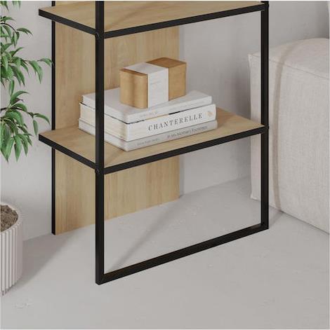 Megapap Archy Βιβλιοθήκη Sapphire Oak 53x31.7x180cm 0273538