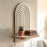 Megapap Artwill Ράφι Τοίχου Λευκό 26x13x35cm 0285603