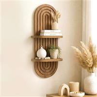 Megapap Artwill Ράφι Τοίχου Oak 26x13x70cm 0285604
