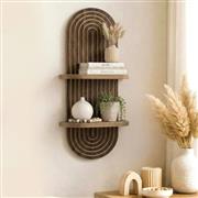 Megapap Artwill Ράφι Τοίχου Wenge 26x13x70cm 0285605