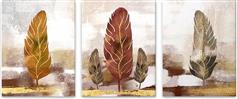 Megapap Autumn Leaves Πίνακας σε Καμβά 126x55cm 0231931