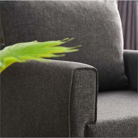 Megapap Bella Πολυθρόνα Ανθρακί 82x81x85cm 0230004