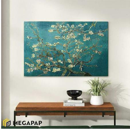 Megapap Blooming Flowers Καμβάς Ψηφιακής Εκτύπωσης 100x70x3cm