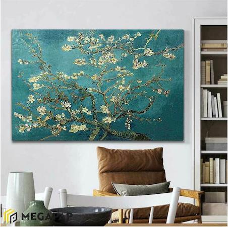 Megapap Blooming Flowers Καμβάς Ψηφιακής Εκτύπωσης 140x100x3cm