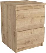 Megapap Breve Κομοδίνο Ξύλινο Μπεζ 39.8x41.8x55cm 0256453