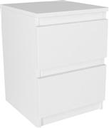 Megapap Breve Κομοδίνο Ξύλινο Λευκό 39.8x41.8x55cm 0256454