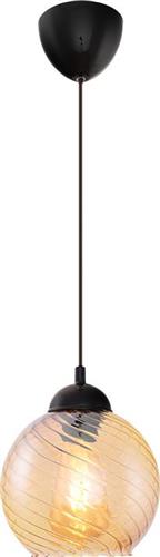 Megapap Brooke Γυάλινο Μονόφωτο Διαφανές 17x17x65cm