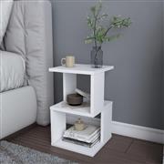 Megapap Carter Κομοδίνο Ξύλινο Λευκό 29.6x29.6x49.4cm 0261170