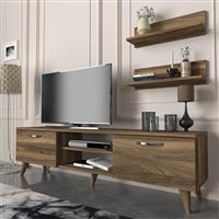 Megapap Colin Έπιπλο Τηλεόρασης Ξύλινο Καφέ Μ150xΠ29.5xΥ40.6cm 0272348