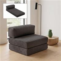 Megapap Comfort Πολυθρόνα Κρεβάτι Ανθρακί 95x95x75cm 0291959