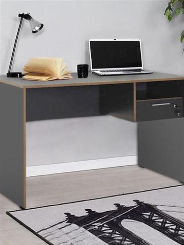 Megapap Concept Γραφείο Ξύλινο Ανθρακί 120x60x75cm 0248488