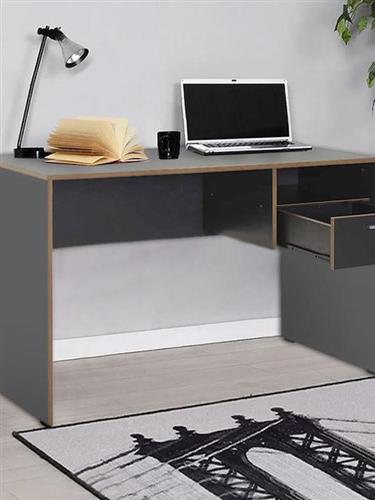 Megapap Concept Γραφείο Ξύλινο Ανθρακί 120x60x75cm 0248488