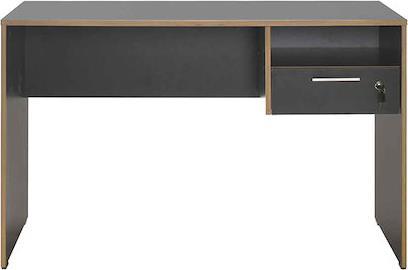 Megapap Concept Γραφείο Ξύλινο Ανθρακί 120x60x75cm 0248488