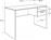 Megapap Concept Γραφείο Ξύλινο Ανθρακί 120x60x75cm 0248488
