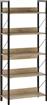 Megapap Connect Βιβλιοθήκη Florida Oak 73x35x172cm 0266594