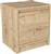 Megapap Conve Κομοδίνο Ξύλινο Μπεζ 40x35x45cm 0256456