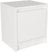 Megapap Conve Κομοδίνο Ξύλινο Λευκό 40x35x45cm 0256457