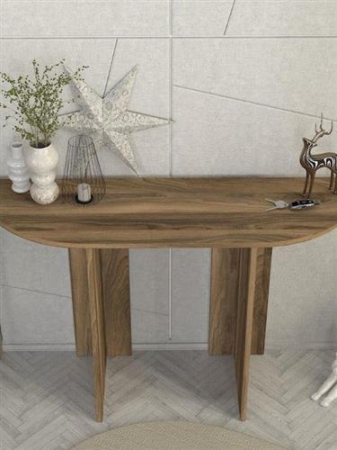 Megapap Cortado Κονσόλα Ξύλινη Καρυδί Μ120xΠ35xΥ75cm 0252873