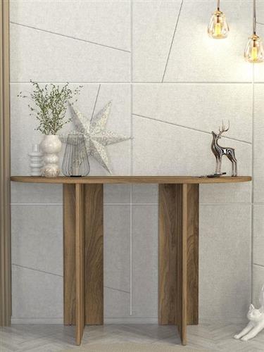 Megapap Cortado Κονσόλα Ξύλινη Καρυδί Μ120xΠ35xΥ75cm 0252873