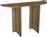 Megapap Cortado Κονσόλα Ξύλινη Καρυδί Μ120xΠ35xΥ75cm 0252873