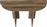Megapap Cortado Κονσόλα Ξύλινη Καρυδί Μ120xΠ35xΥ75cm 0252873