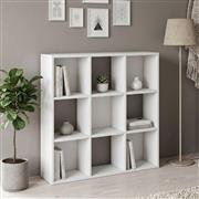 Megapap Cube Βιβλιοθήκη Λευκή 90x30x90cm 0281226
